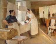 Edelfelt Albert Gustaf Aristides Laundresses  - Hermitage